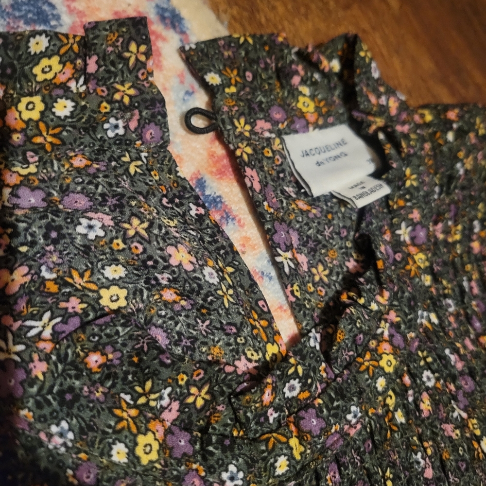 Jacquline De YONG Floral Long Sleeve Dress - Picture 3 of 3
